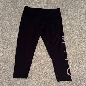Calvin Klein Black and Pink  Leggings